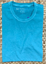 Load image into Gallery viewer, Luxe Pima Crew orange, coffee, mint
