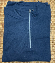 Load image into Gallery viewer, Legend sweater 1/4 zip navy or riviera blue
