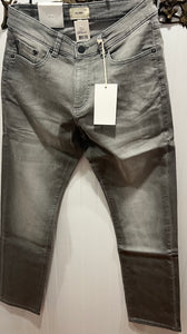 russell washed grey knit