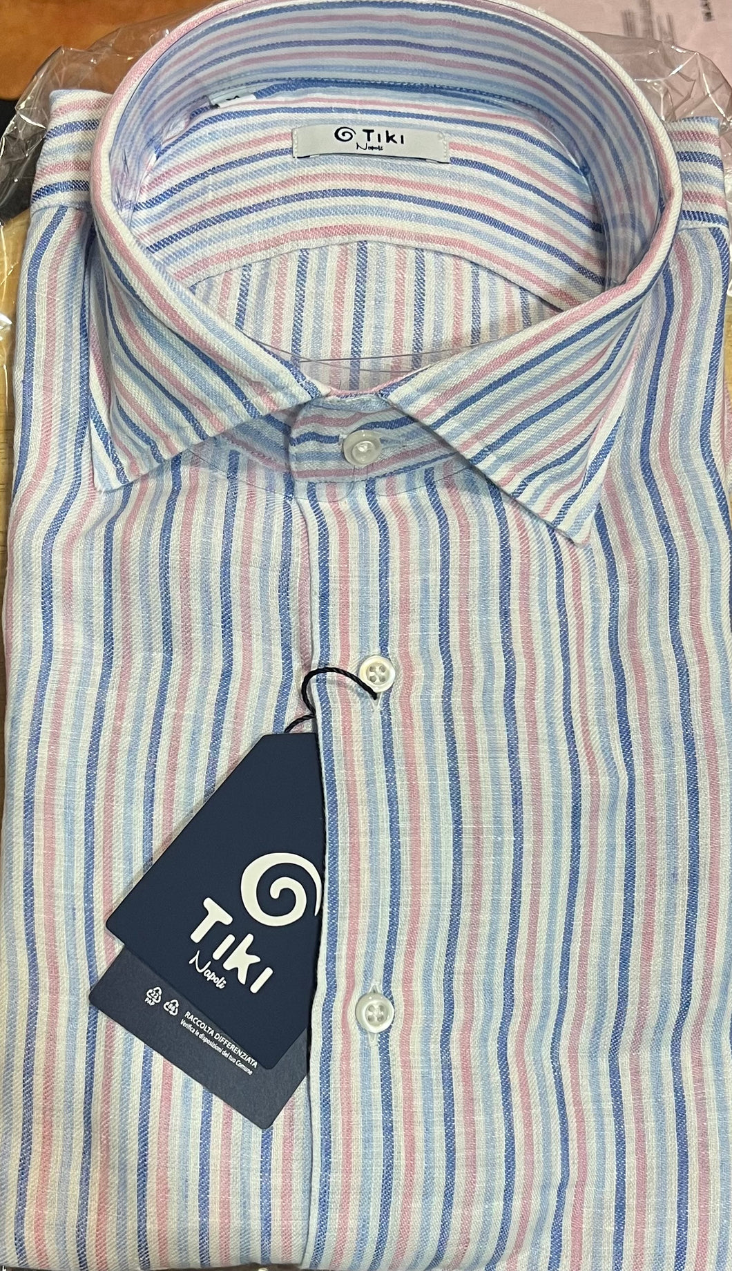 Tiki stripe linen