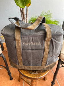 waxed large lunch cooler/vero beach