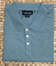 Load image into Gallery viewer, niko s/s polo chambray / locust

